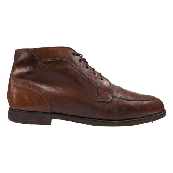 Bostonian Elements Leather Chukka Shoes Mens Brown Split Toe Size 10 M - Picture 1 of 11